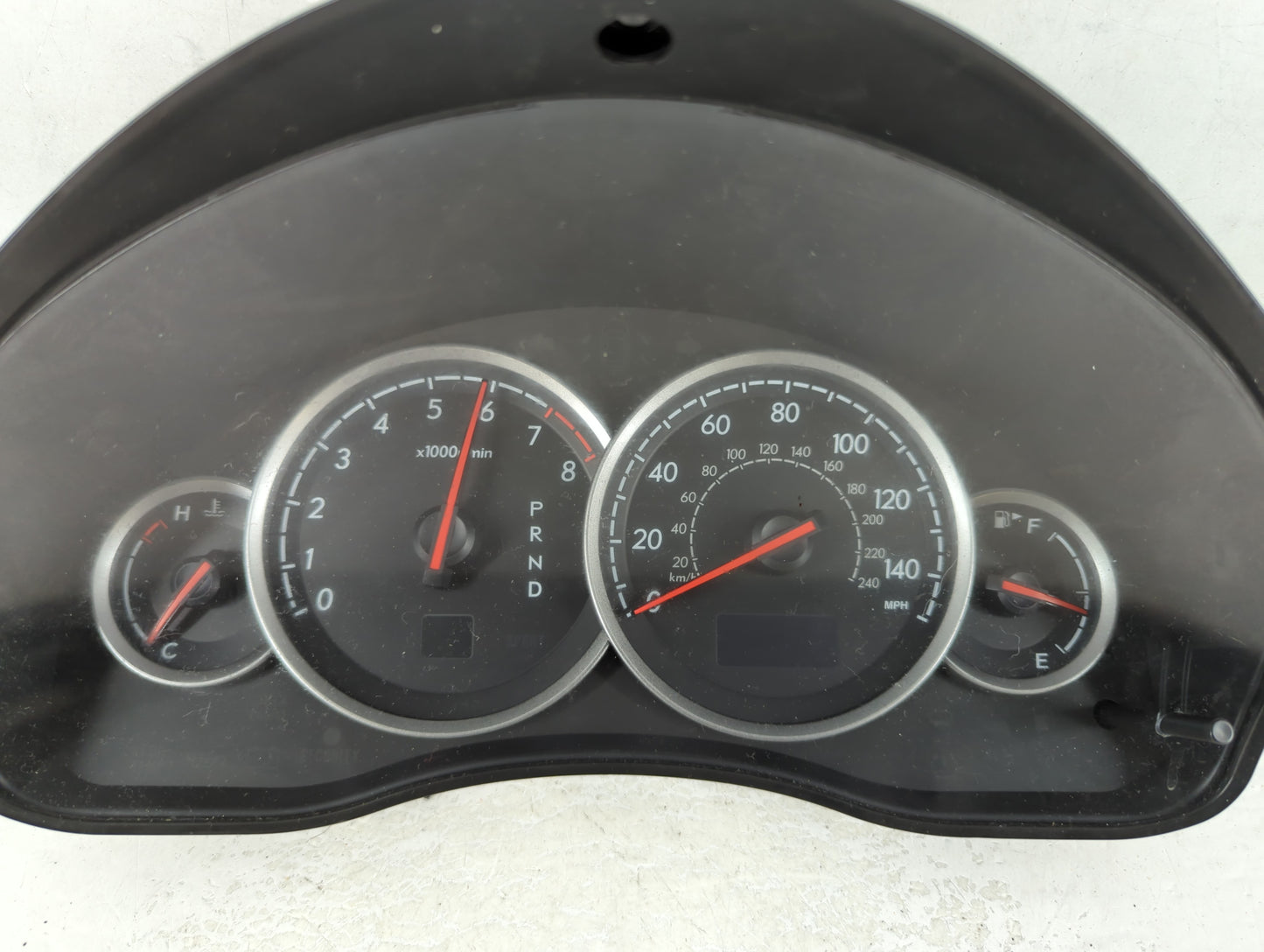2006 Subaru Legacy Instrument Cluster Speedometer Gauges P/N:85014AG17A Fits OEM Used Auto Parts - Oemusedautoparts1.com