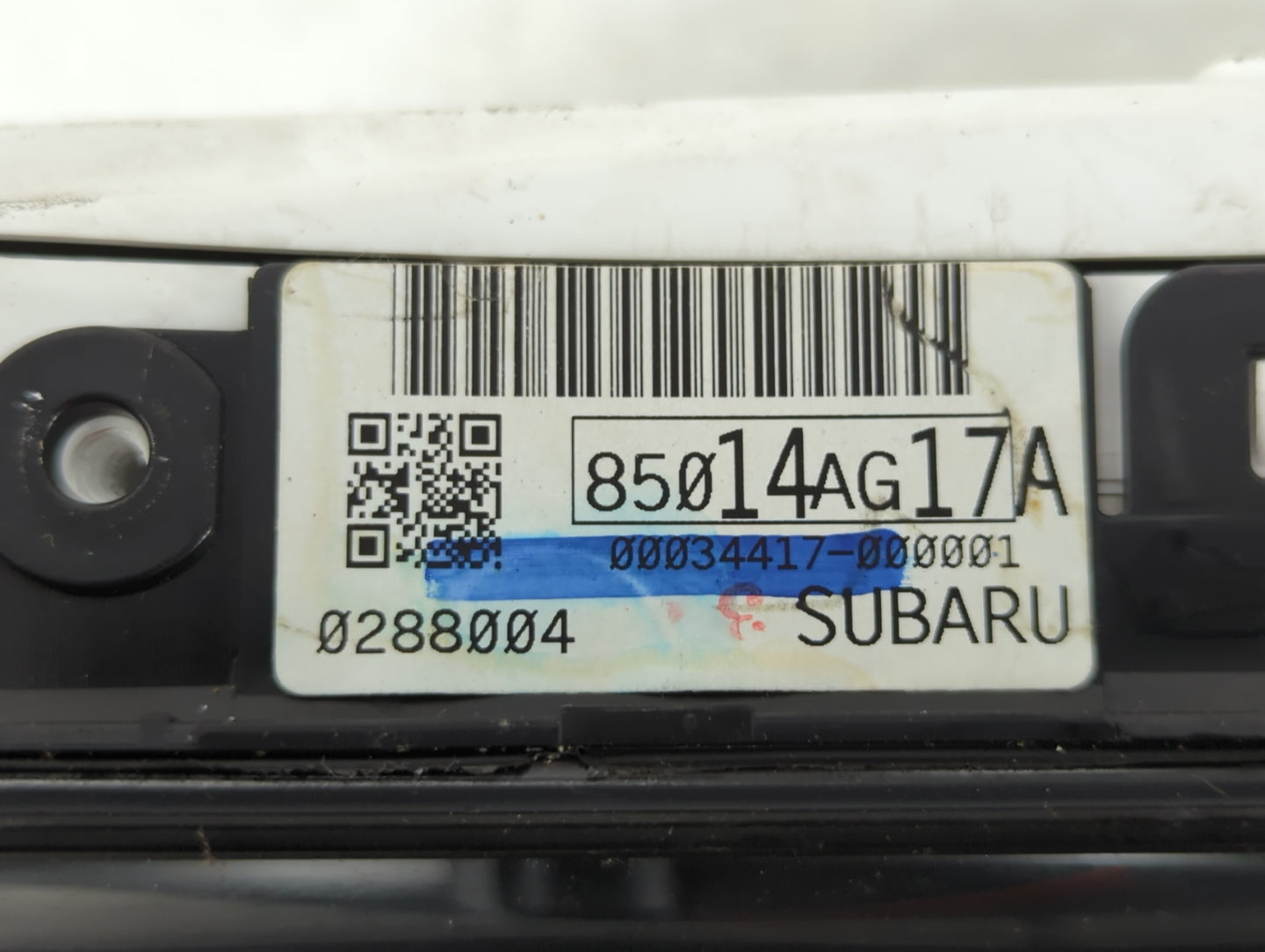 2006 Subaru Legacy Instrument Cluster Speedometer Gauges P/N:85014AG17A Fits OEM Used Auto Parts - Oemusedautoparts1.com