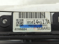 2006 Subaru Legacy Instrument Cluster Speedometer Gauges P/N:85014AG17A Fits OEM Used Auto Parts - Oemusedautoparts1.com