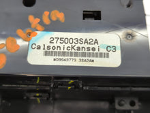 2013-2014 Nissan Sentra Climate Control Module Temperature AC/Heater Replacement P/N:275003SA2A Fits Fits 2013 2014 OEM Used Auto Parts