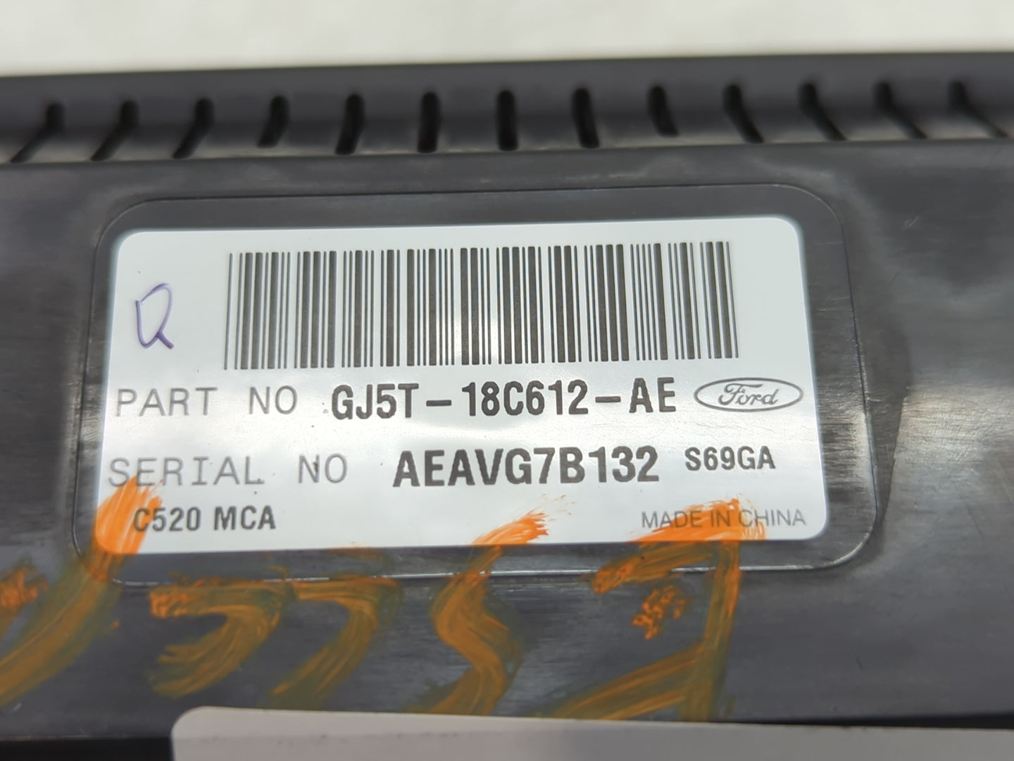 2017 Ford Escape Climate Control Module Temperature AC/Heater Replacement P/N:GJ5T-18C612-AE Fits OEM Used Auto Parts - Oemusedautoparts1.com
