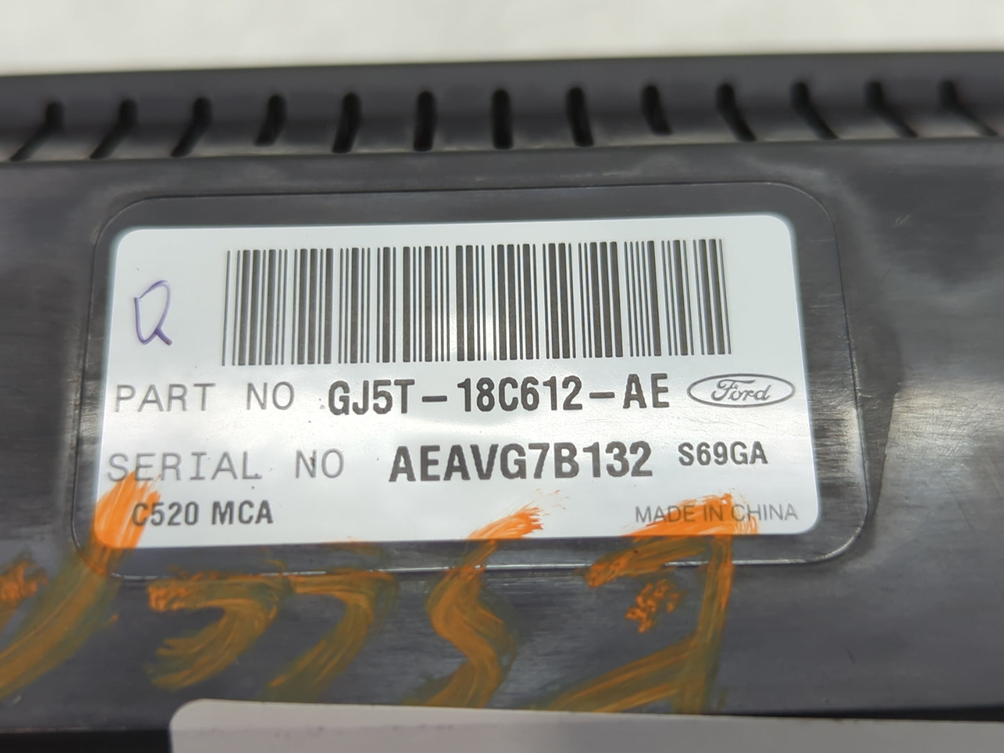 2017 Ford Escape Climate Control Module Temperature AC/Heater Replacement P/N:GJ5T-18C612-AE Fits OEM Used Auto Parts - Oemusedautoparts1.com