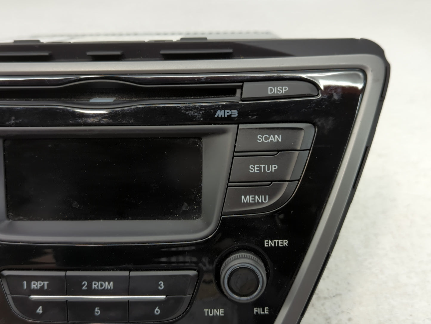 2014-2016 Hyundai Elantra Radio AM FM Cd Player Receiver Replacement P/N:96170-3X156GU Fits Fits 2014 2015 2016 OEM Used Auto Parts - Oemusedautoparts1.com