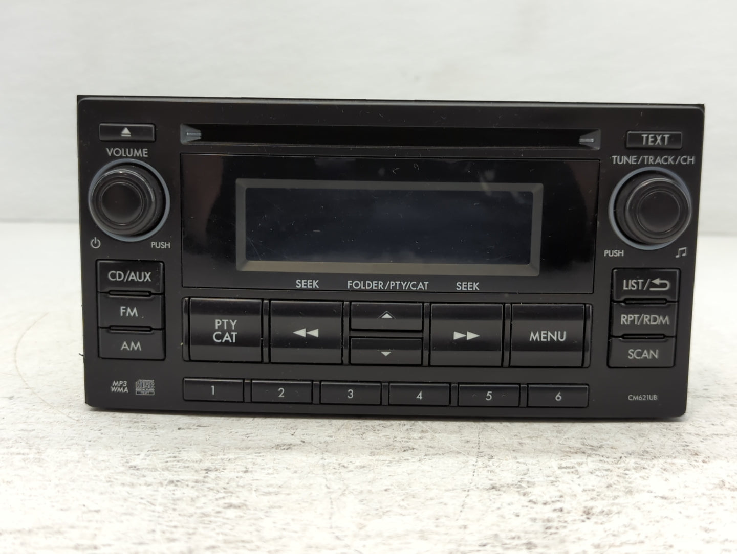2012-2014 Subaru Impreza Radio AM FM Cd Player Receiver Replacement P/N:86201FJ620 Fits Fits 2012 2013 2014 OEM Used Auto Parts - Oemusedautoparts1.com