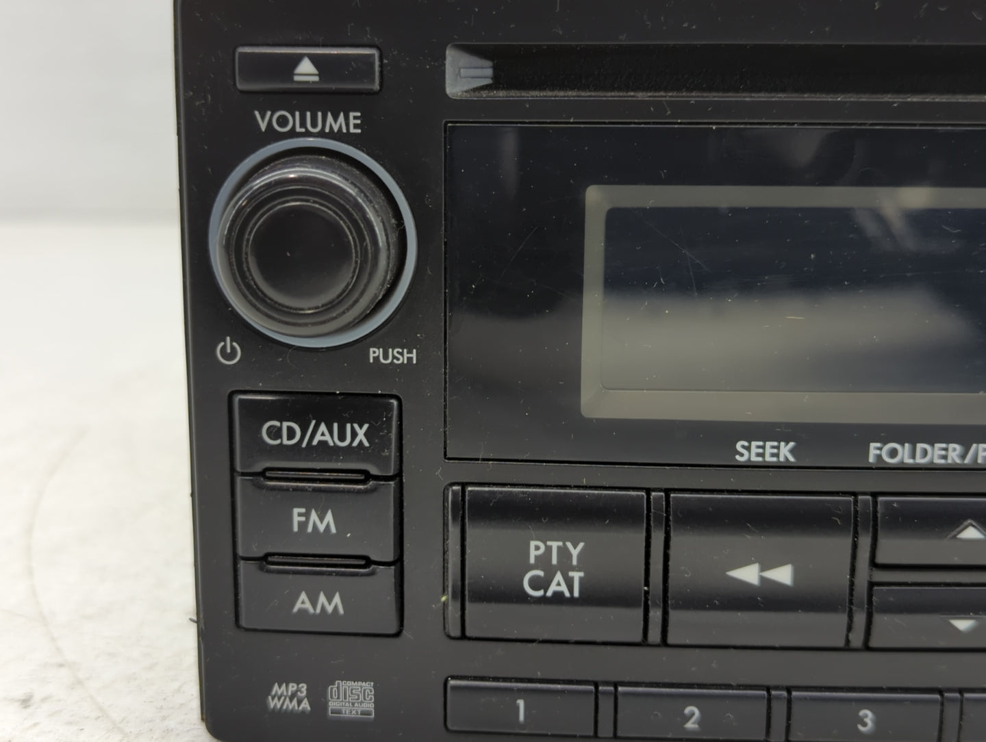 2012-2014 Subaru Impreza Radio AM FM Cd Player Receiver Replacement P/N:86201FJ620 Fits Fits 2012 2013 2014 OEM Used Auto Parts - Oemusedautoparts1.com