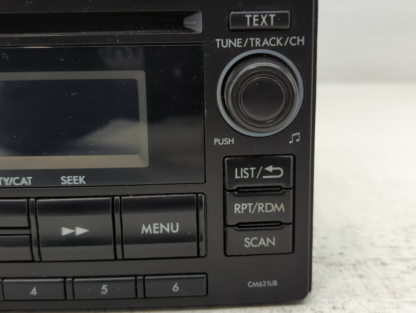 2012-2014 Subaru Impreza Radio AM FM Cd Player Receiver Replacement P/N:86201FJ620 Fits Fits 2012 2013 2014 OEM Used Auto Parts - Oemusedautoparts1.com