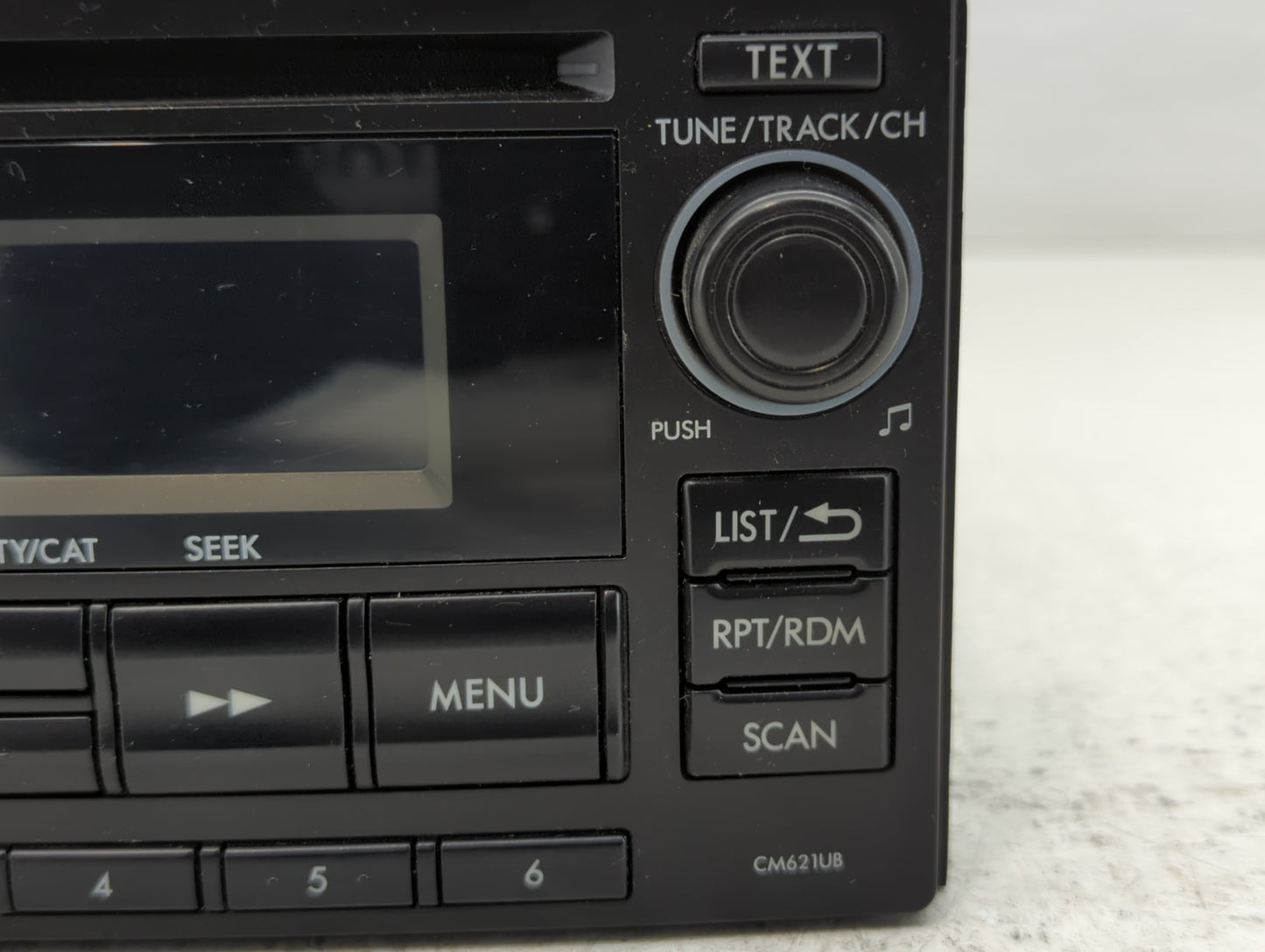 2012-2014 Subaru Impreza Radio AM FM Cd Player Receiver Replacement P/N:86201FJ620 Fits Fits 2012 2013 2014 OEM Used Auto Parts - Oemusedautoparts1.com