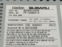 2012-2014 Subaru Impreza Radio AM FM Cd Player Receiver Replacement P/N:86201FJ620 Fits Fits 2012 2013 2014 OEM Used Auto Parts - Oemusedautoparts1.com