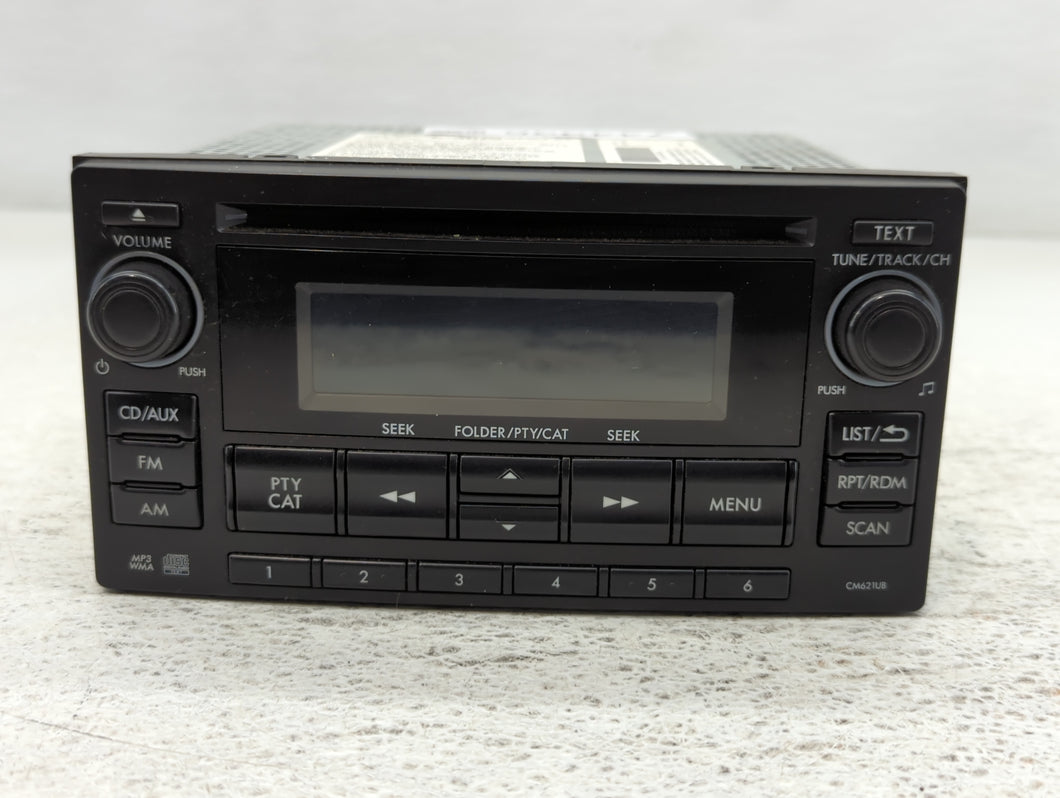 2012-2014 Subaru Impreza Radio AM FM Cd Player Receiver Replacement P/N:86201FJ620 Fits Fits 2012 2013 2014 OEM Used Auto Parts