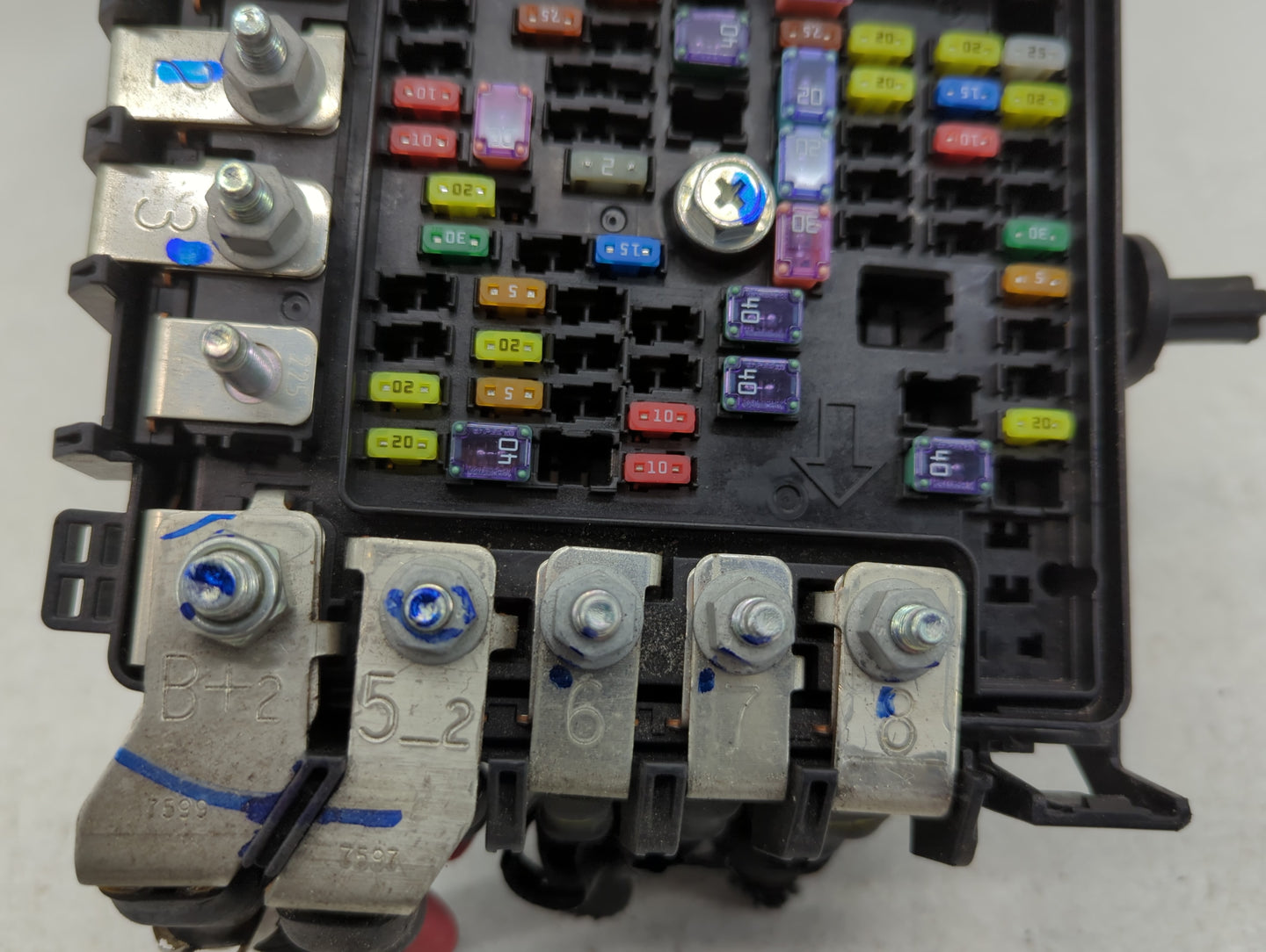 2022 Jeep Compass Fusebox Fuse Box Panel Relay Module P/N:68477478AC Fits OEM Used Auto Parts - Oemusedautoparts1.com