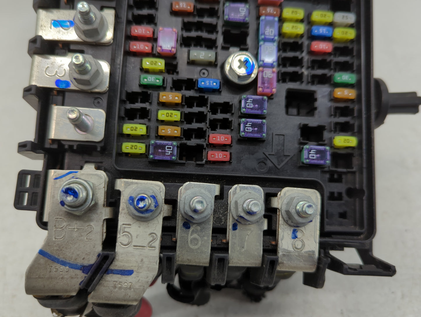 2022 Jeep Compass Fusebox Fuse Box Panel Relay Module P/N:68477478AC Fits OEM Used Auto Parts - Oemusedautoparts1.com