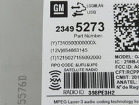 2015-2016 Chevrolet Cruze Radio AM FM Cd Player Receiver Replacement P/N:23495273 Fits Fits 2014 2015 2016 2017 OEM Used Auto Parts - Oemusedautoparts1.com