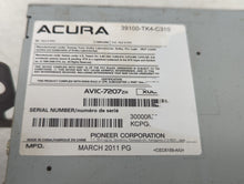 2012 Acura Tl Radio AM FM Cd Player Receiver Replacement P/N:39100-TK4-C310 Fits OEM Used Auto Parts