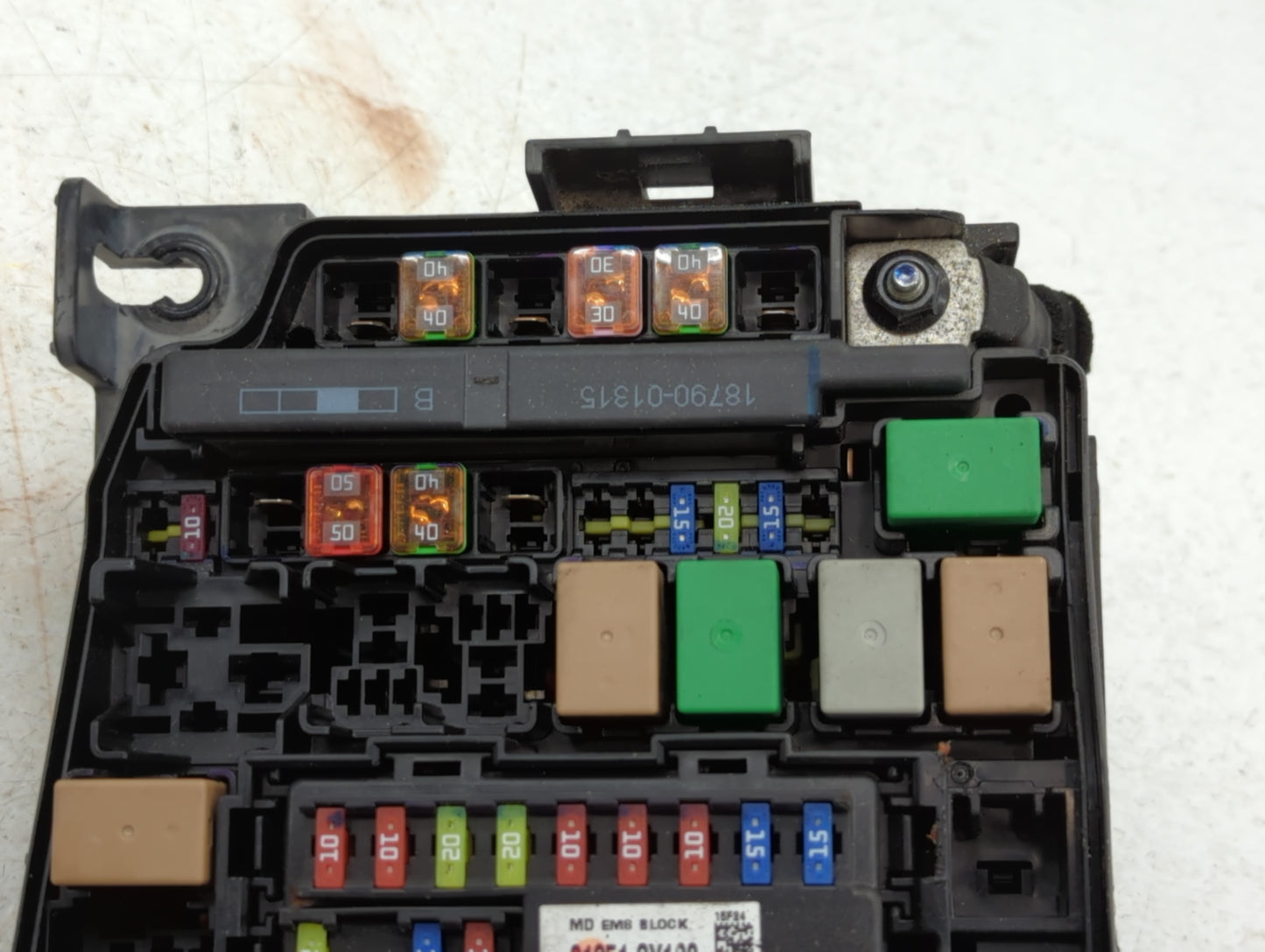 2014-2016 Hyundai Elantra Fusebox Fuse Box Panel Relay Module P/N:VS912013Y060UA Fits Fits 2014 2015 2016 OEM Used Auto Parts - Oemusedautoparts1.com