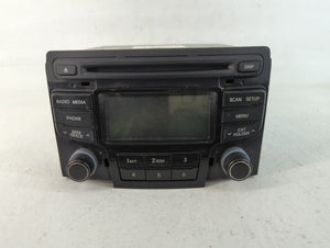 2012-2015 Hyundai Sonata Radio AM FM Cd Player Receiver Replacement P/N:96180-3Q600 Fits Fits 2012 2013 2014 2015 OEM Used Auto Parts