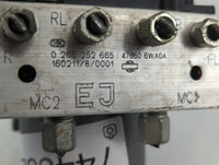 2016-2017 Infiniti Qx50 ABS Pump Control Module Replacement P/N:47660 6WA0A 0 265 252 665 Fits Fits 2016 2017 OEM Used Auto Parts - Oemusedautoparts1.com