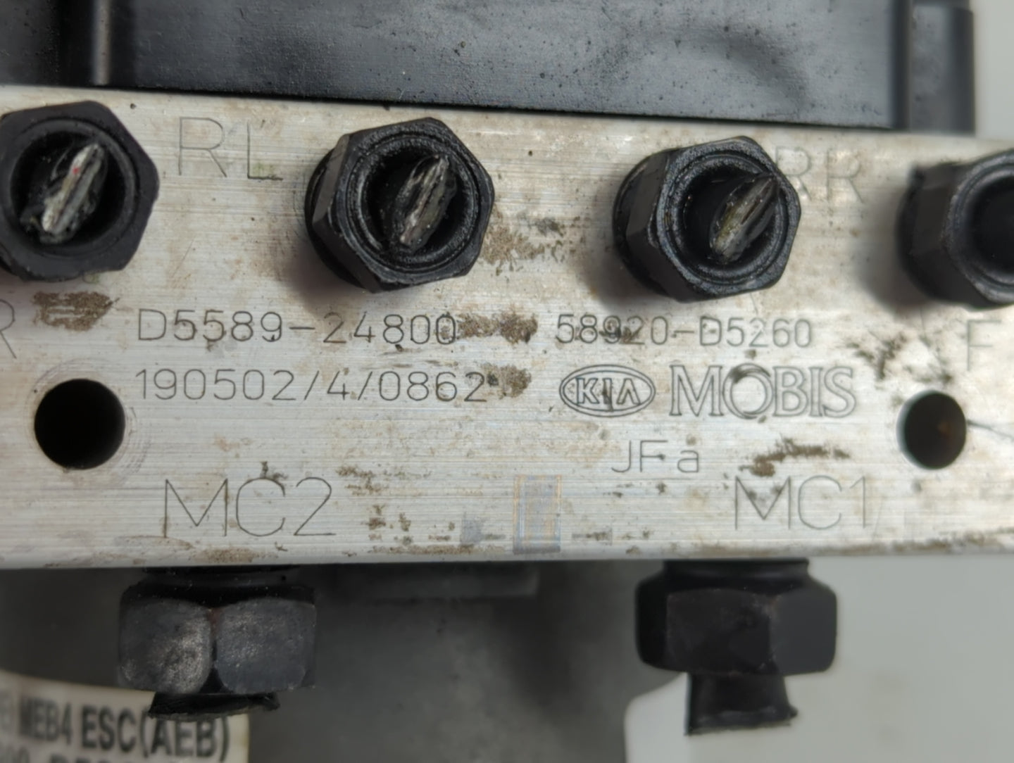 2019-2020 Kia Optima ABS Pump Control Module Replacement P/N:58920-D5260 D5589-24800 Fits Fits 2019 2020 OEM Used Auto Parts - Oemusedautoparts1.com