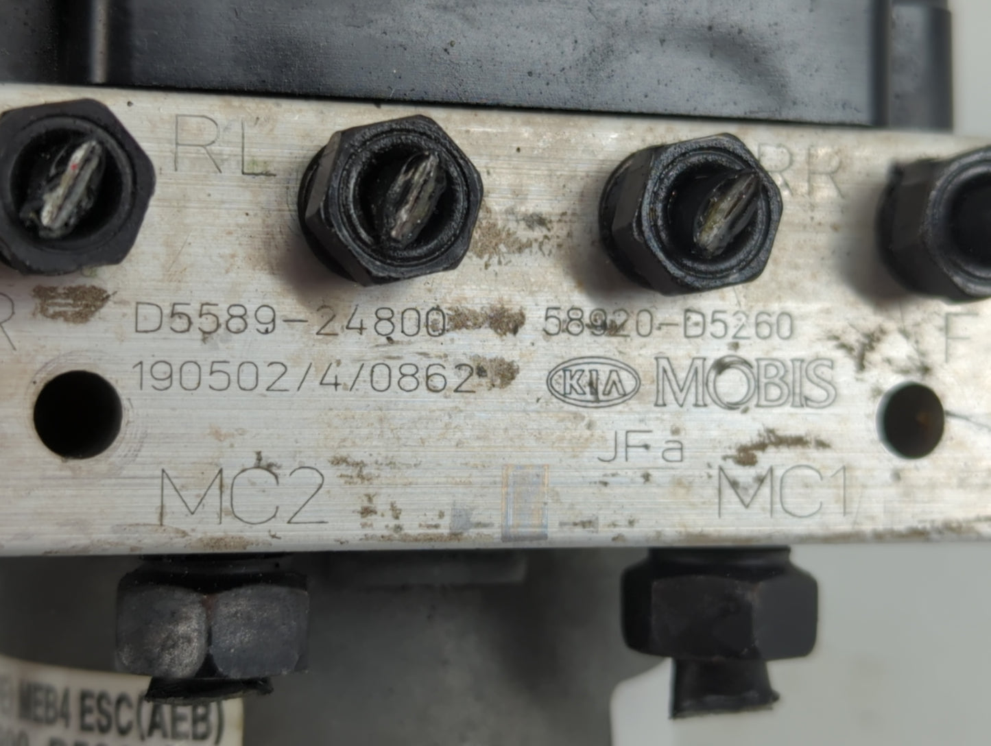 2019-2020 Kia Optima ABS Pump Control Module Replacement P/N:58920-D5260 D5589-24800 Fits Fits 2019 2020 OEM Used Auto Parts - Oemusedautoparts1.com