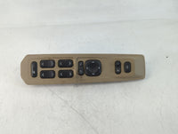 2004-2006 Cadillac Srx Master Power Window Switch Replacement Driver Side Left P/N:10363778 Fits Fits 2003 2004 2005 2006 2007 OEM Used Auto Parts - Oemusedautoparts1.com