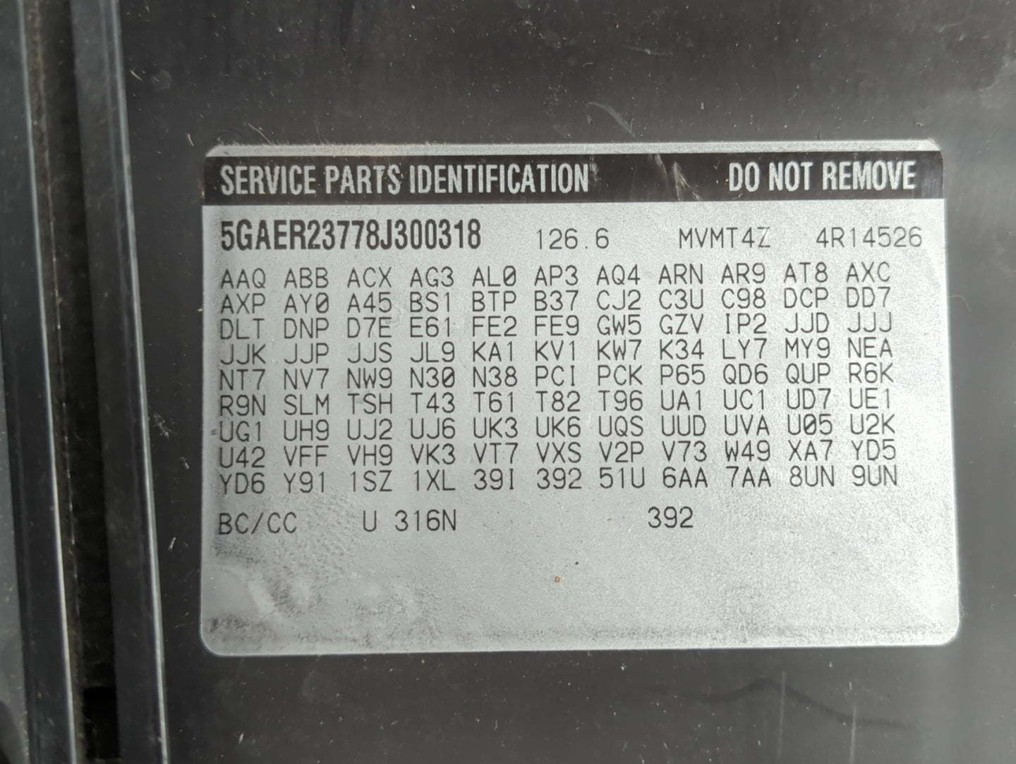 2008 Buick Enclave Passenger Glove Box Door Storage Compartment - Oemusedautoparts1.com