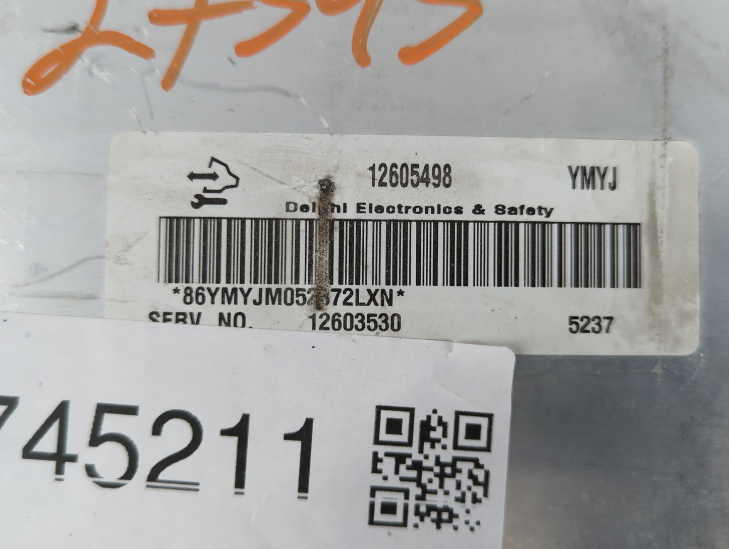 2006-2009 Cadillac Xlr PCM Engine Control Computer ECU ECM PCU OEM P/N:12605498 Fits Fits 2005 2006 2007 2008 2009 2010 OEM Used Auto Parts - Oemusedautoparts1.com