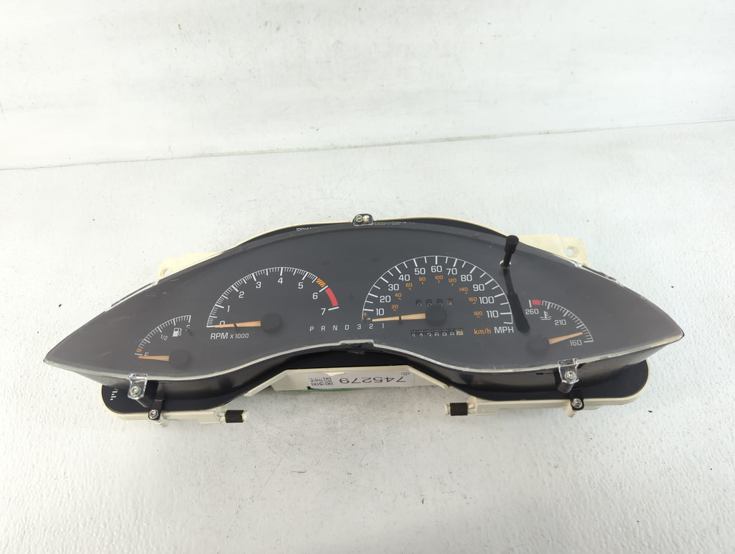 1998-2003 Pontiac Grand Prix Instrument Cluster Speedometer Gauges P/N:174330 10316907 Fits Fits 1998 1999 2000 2001 2002 2003 OEM Used Auto Parts