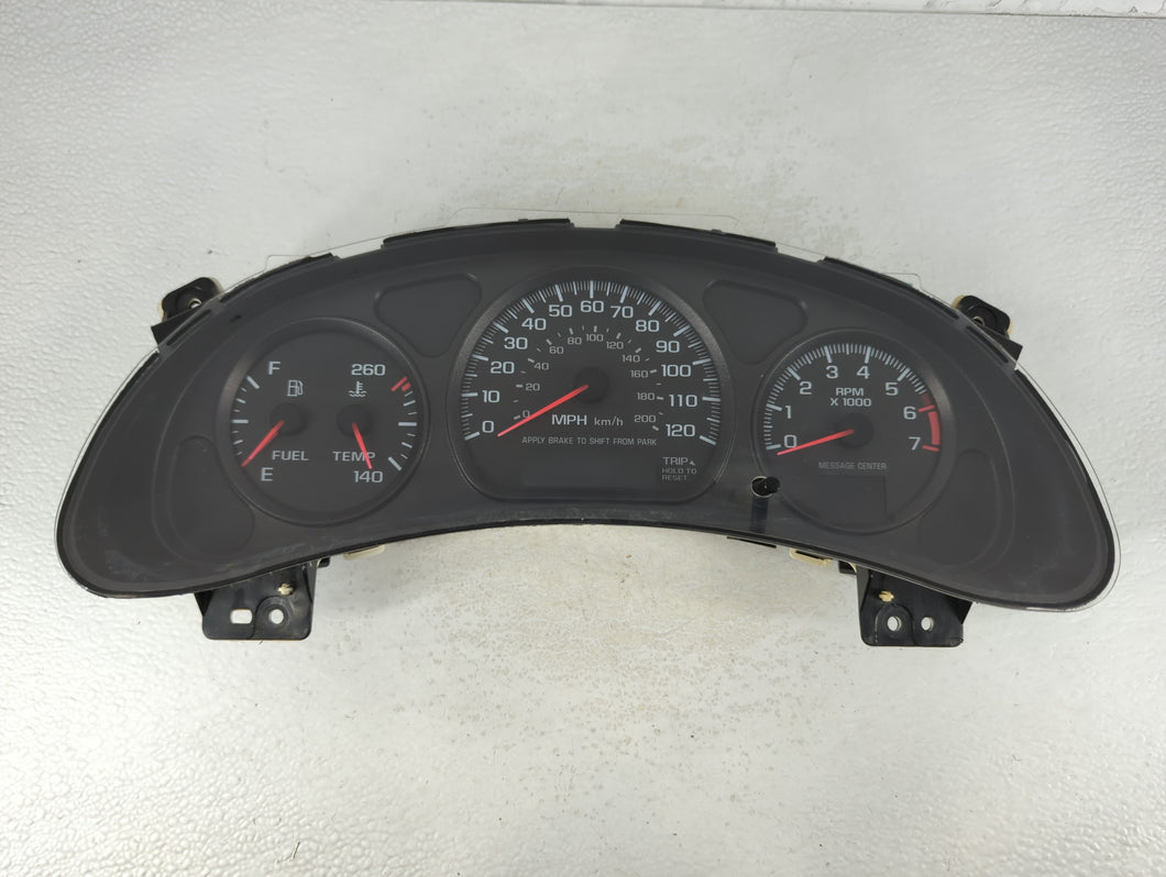 2004-2005 Chevrolet Impala Instrument Cluster Speedometer Gauges P/N:10306207 Fits Fits 2004 2005 OEM Used Auto Parts