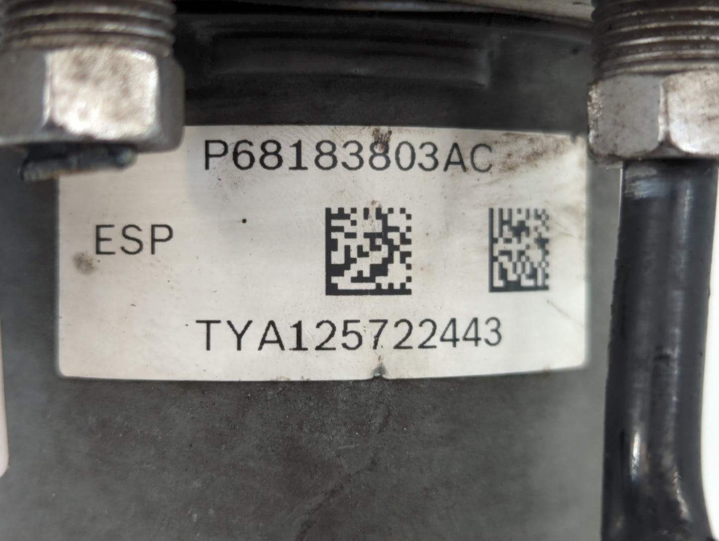 2017 Dodge Caravan ABS Pump Control Module Replacement P/N:P68183803AC Fits Fits 2015 2016 2018 2019 2020 OEM Used Auto Parts - Oemusedautoparts1.com