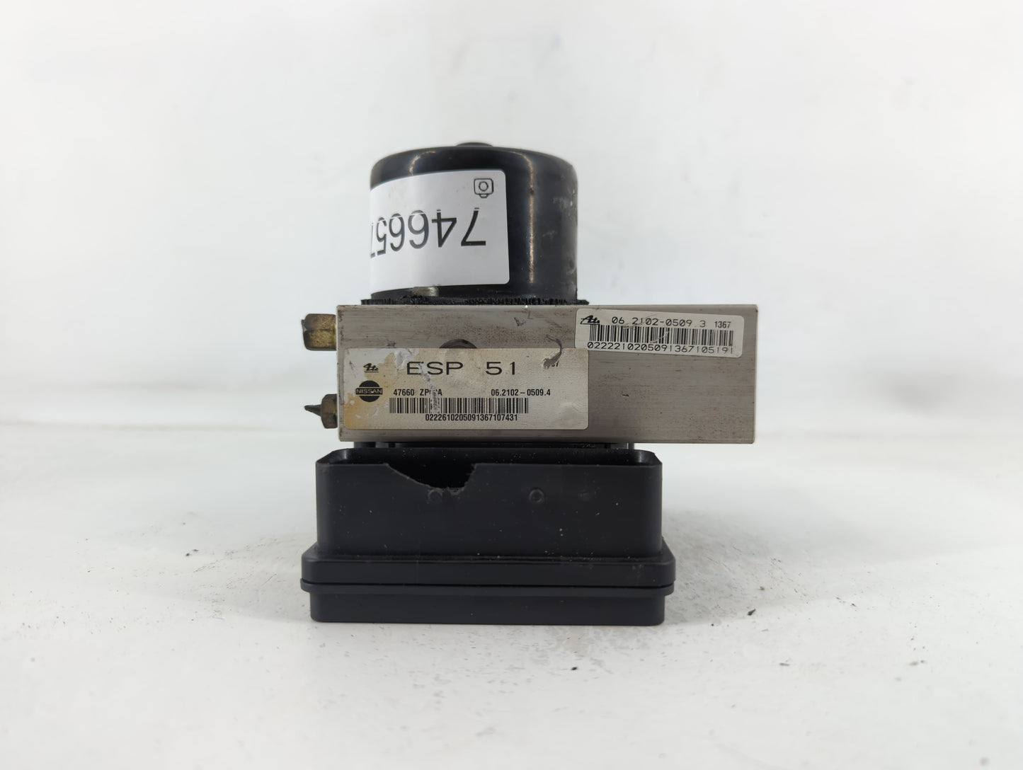 2006-2007 Nissan Xterra ABS Pump Control Module Replacement P/N:0222210205091367 06 2102-0509 Fits Fits 2006 2007 OEM Used Auto Parts - Oemusedautoparts1.com