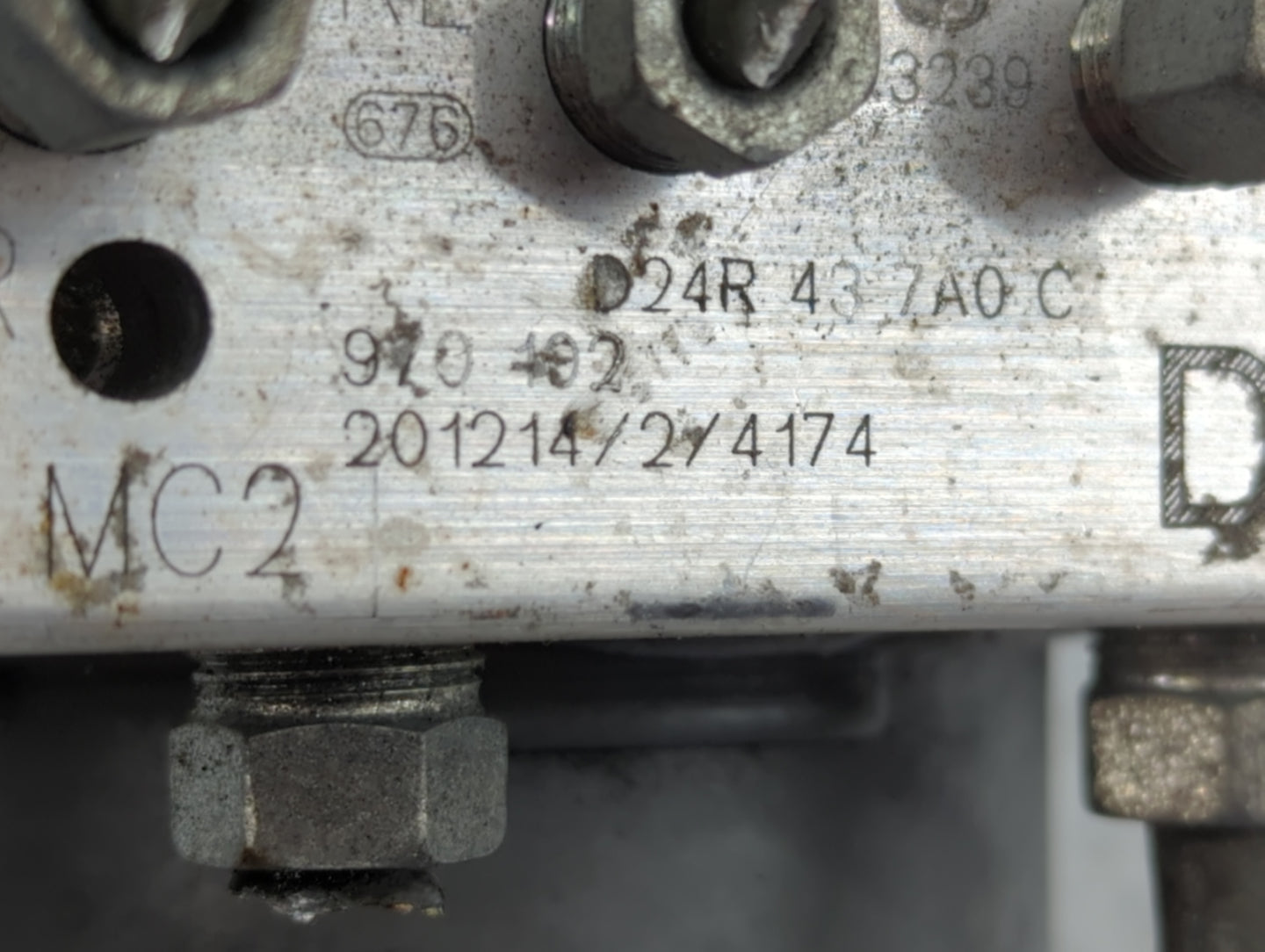 2019-2022 Mazda Cx-3 ABS Pump Control Module Replacement P/N:D24R 43 7A0 C Fits Fits 2019 2020 2021 2022 OEM Used Auto Parts - Oemusedautoparts1.com