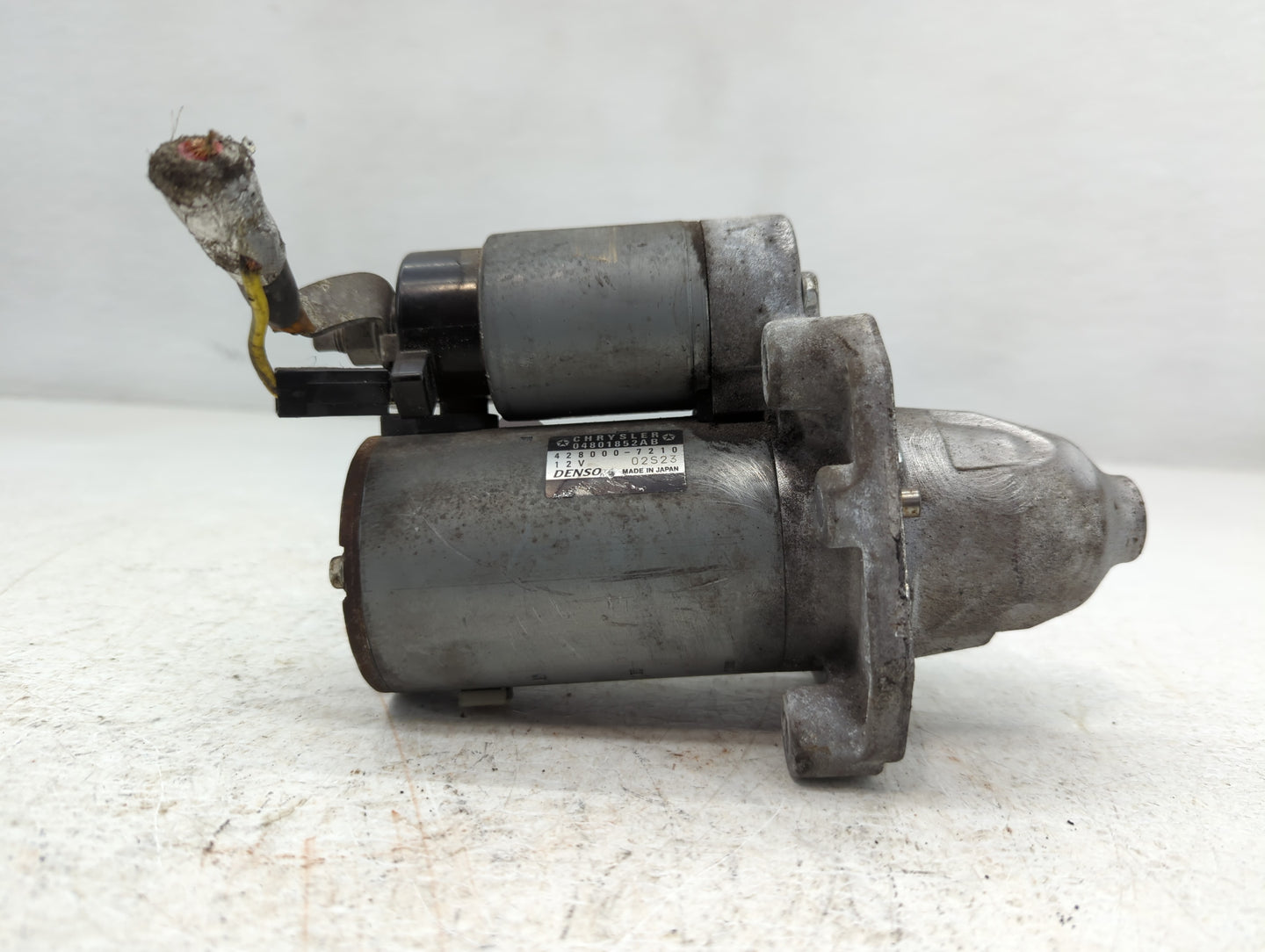 2011-2015 Dodge Durango Car Starter Motor Solenoid OEM P/N:428000-7210 Fits Fits 2011 2012 2013 2014 2015 2016 OEM Used Auto Parts - Oemusedautoparts1.com