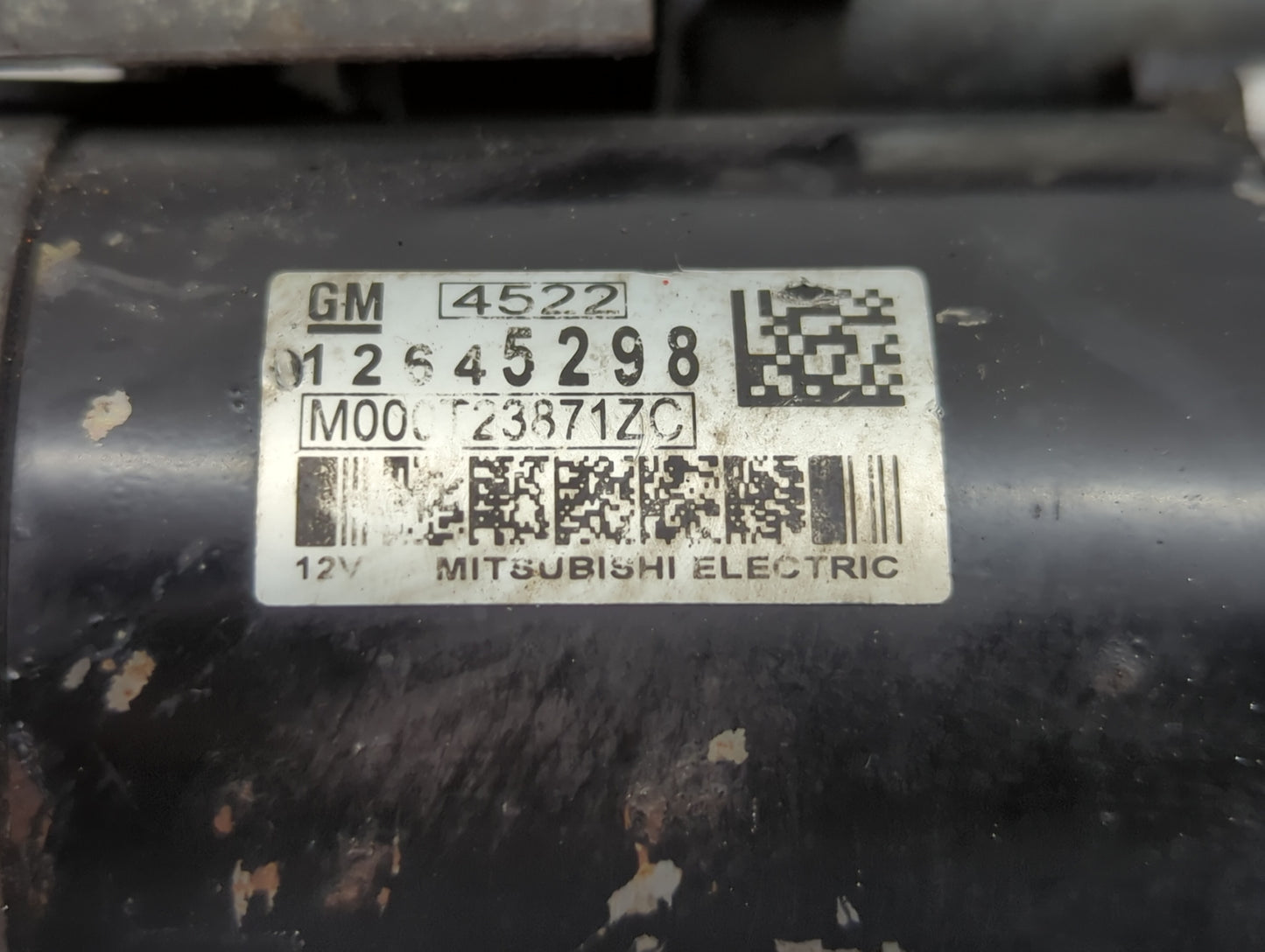 2018 Chevrolet Traverse Car Starter Motor Solenoid OEM P/N:M000T23871ZC 12645298 Fits OEM Used Auto Parts - Oemusedautoparts1.com