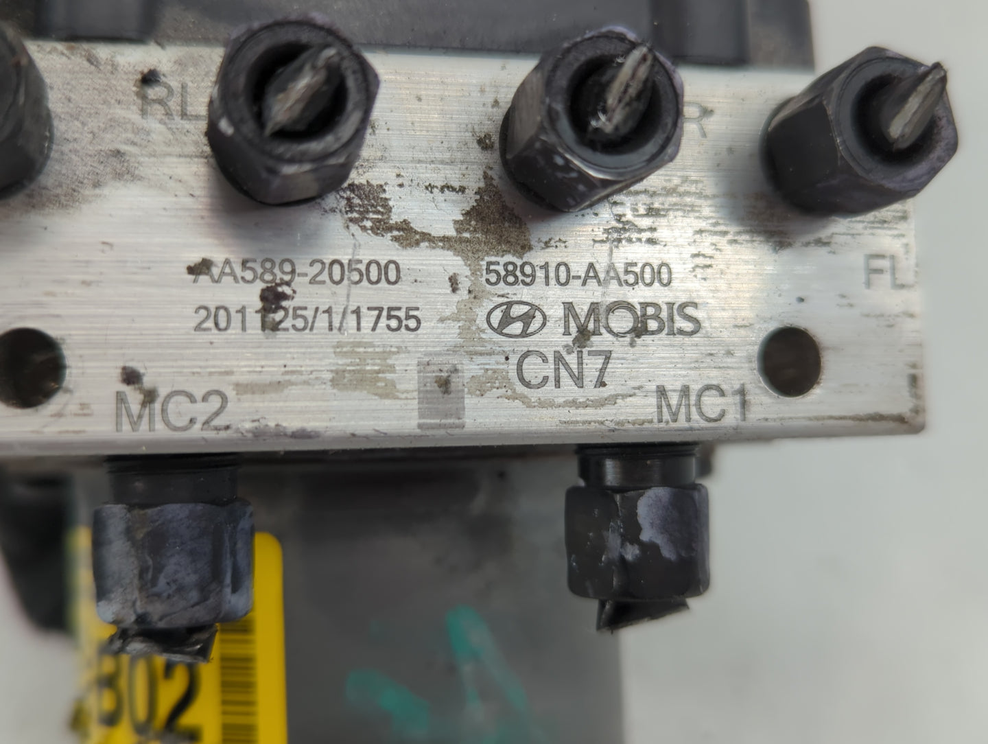 2021-2022 Hyundai Elantra ABS Pump Control Module Replacement P/N:58910-AA500 Fits Fits 2021 2022 OEM Used Auto Parts - Oemusedautoparts1.com