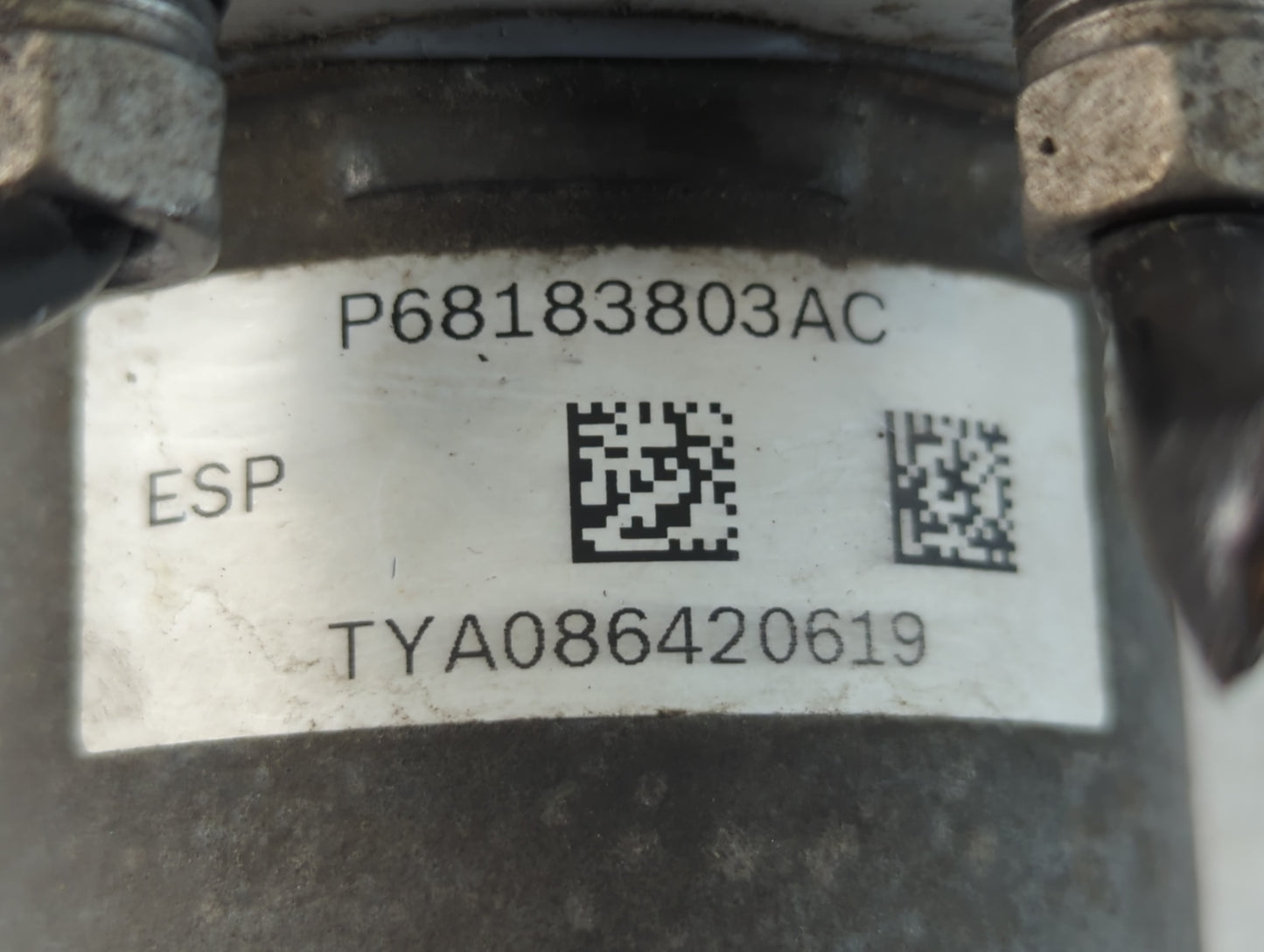 2014 Dodge Caravan ABS Pump Control Module Replacement P/N:P68183803AC Fits OEM Used Auto Parts - Oemusedautoparts1.com