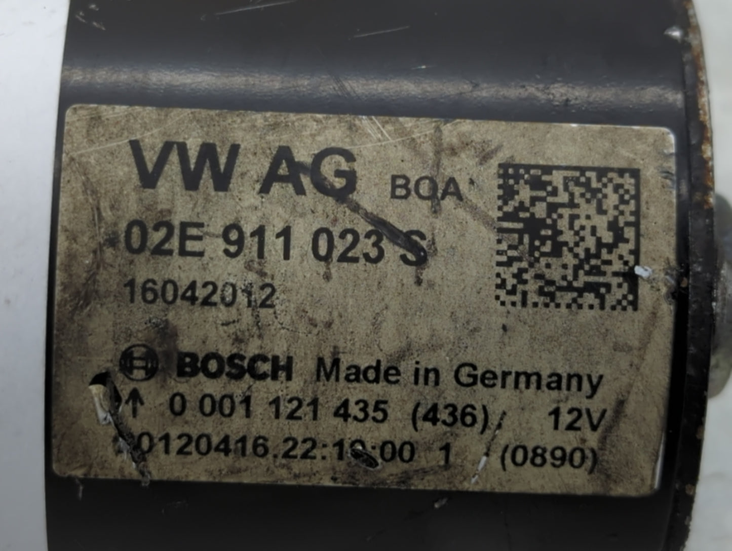 2009-2017 Volkswagen Cc Car Starter Motor Solenoid OEM P/N:02M 911 023 S Fits OEM Used Auto Parts - Oemusedautoparts1.com