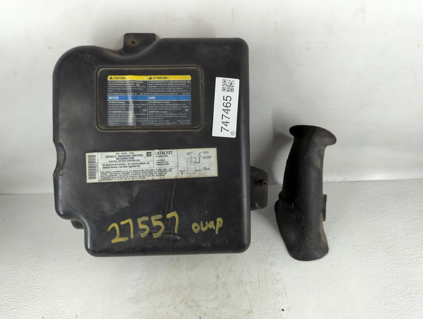 2002-2004 Chevrolet Trailblazer Ext Air Cleaner Intake-duct Hose Tube - Oemusedautoparts1.com