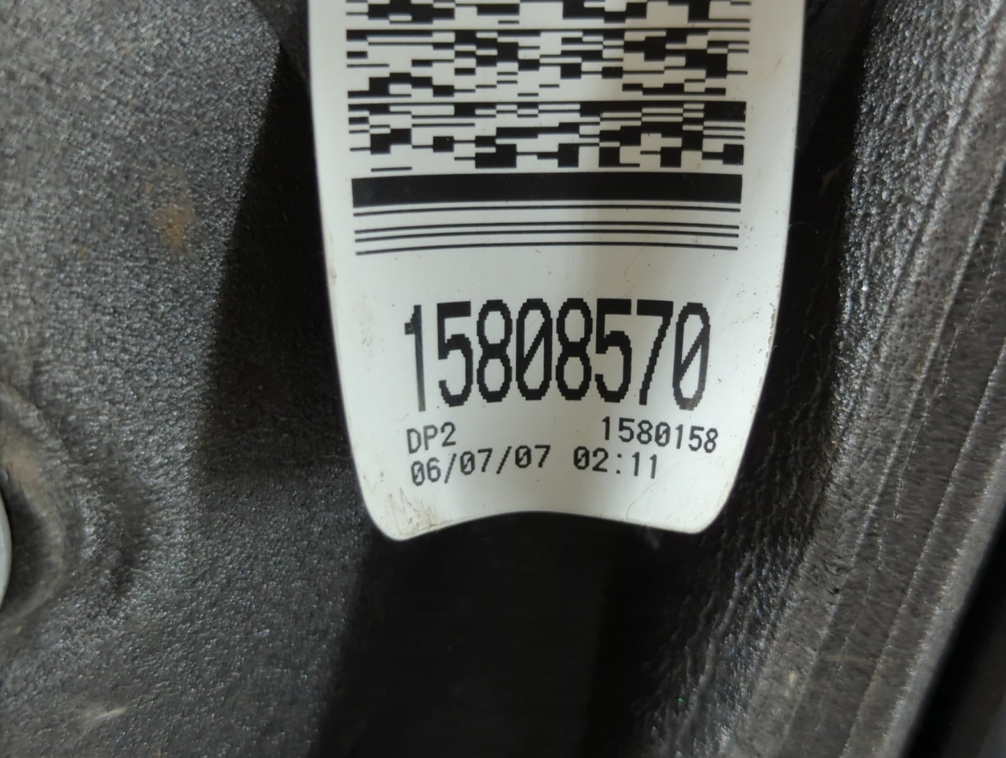 2006-2009 Gmc Envoy Passenger Right Side View Manual Door Mirror Black - Oemusedautoparts1.com