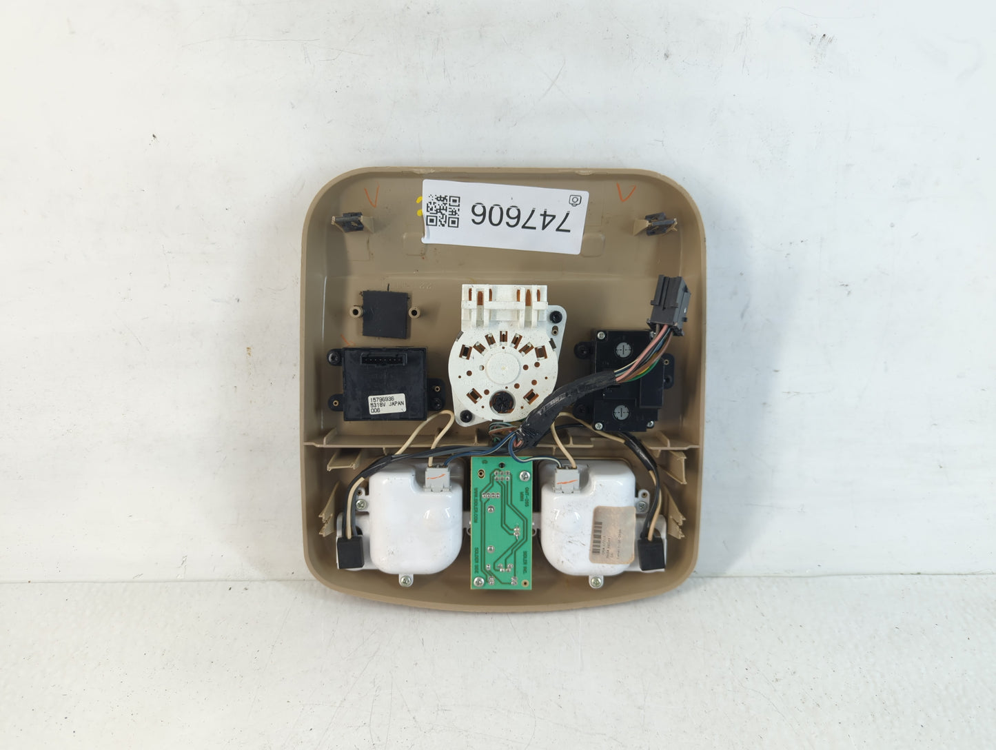 2007-2009 Cadillac Srx Overhead Console W/rear Climate Control