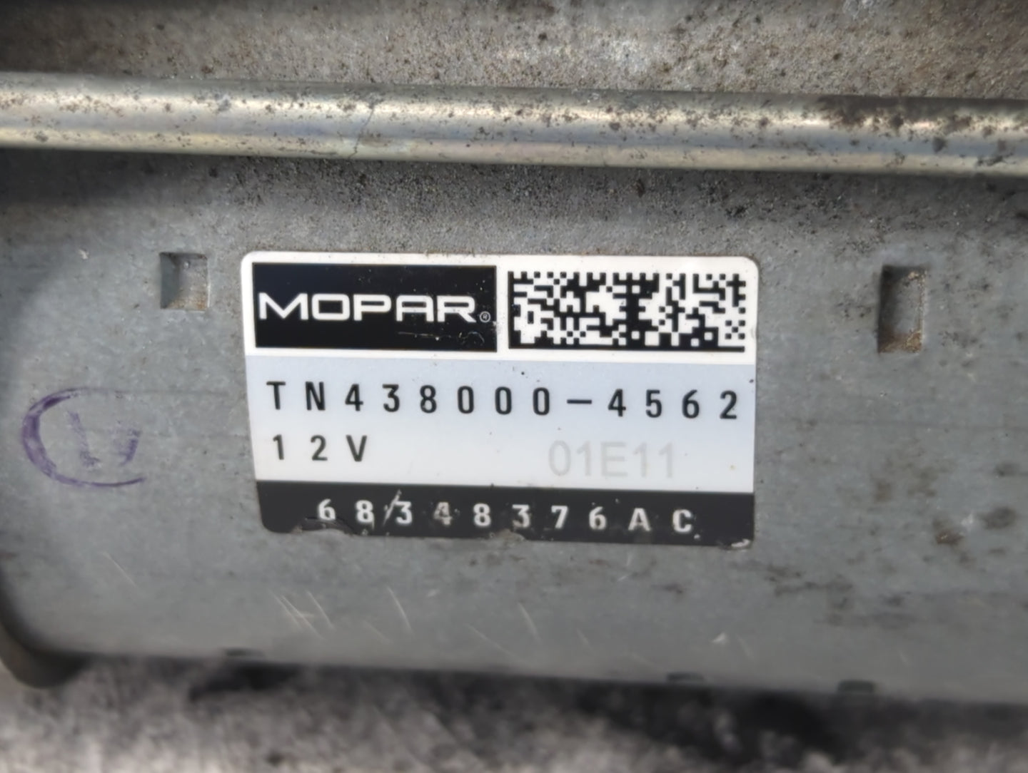 2020-2022 Chrysler Voyager Car Starter Motor Solenoid OEM P/N:TN438000-4562 Fits Fits 2017 2018 2019 2020 2021 2022 OEM Used Auto Parts - Oemusedautoparts1.com