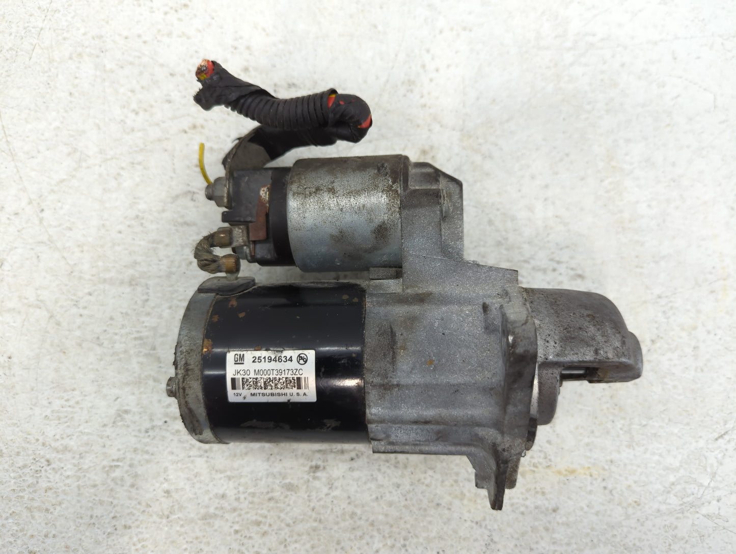 2013-2021 Chevrolet Trax Car Starter Motor Solenoid OEM P/N:M000T39173ZC 25194634 Fits OEM Used Auto Parts - Oemusedautoparts1.com
