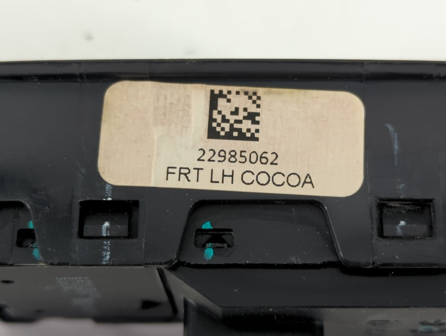 2014-2017 Buick Regal Master Power Window Switch Replacement Driver Side Left P/N:FRT LH COCOA 22985062 Fits OEM Used Auto Parts - Oemusedautoparts1.com