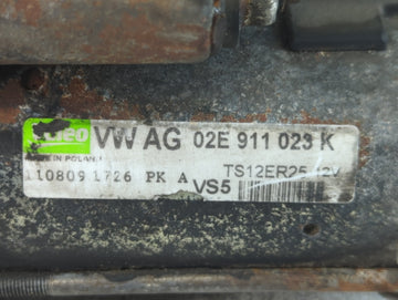 2009-2017 Volkswagen Cc Car Starter Motor Solenoid OEM P/N:02E 911 023 K Fits OEM Used Auto Parts