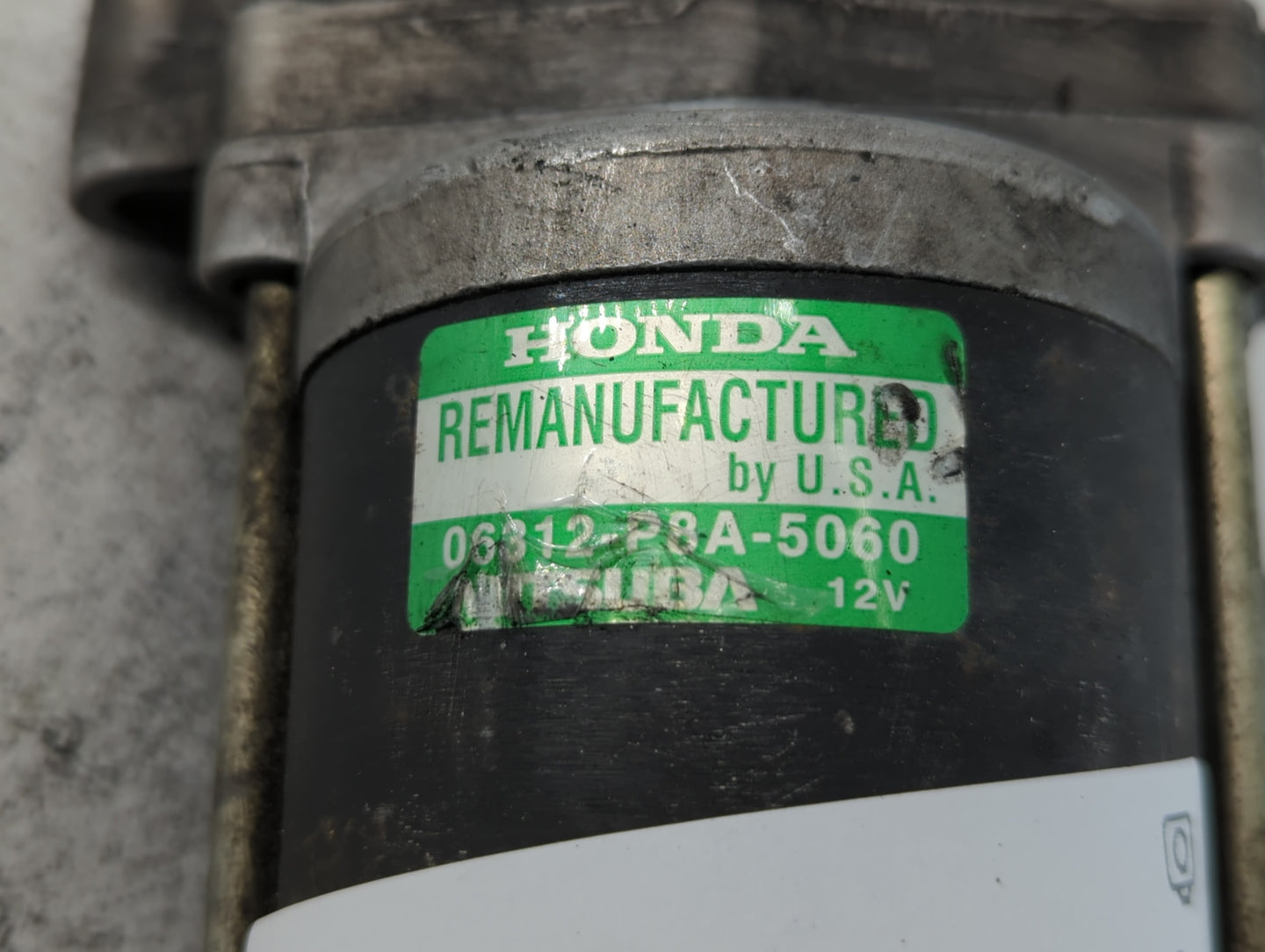 1998-2002 Honda Accord Car Starter Motor Solenoid OEM P/N:06312-PBA-5060 Fits Fits 1997 1998 1999 2000 2001 2002 OEM Used Auto Parts - Oemusedautoparts1.com