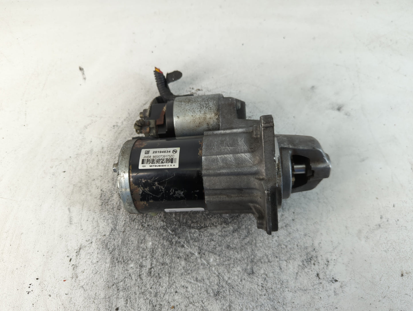 2013-2021 Chevrolet Trax Car Starter Motor Solenoid OEM P/N:M000T39173ZC 25194634 Fits OEM Used Auto Parts - Oemusedautoparts1.com
