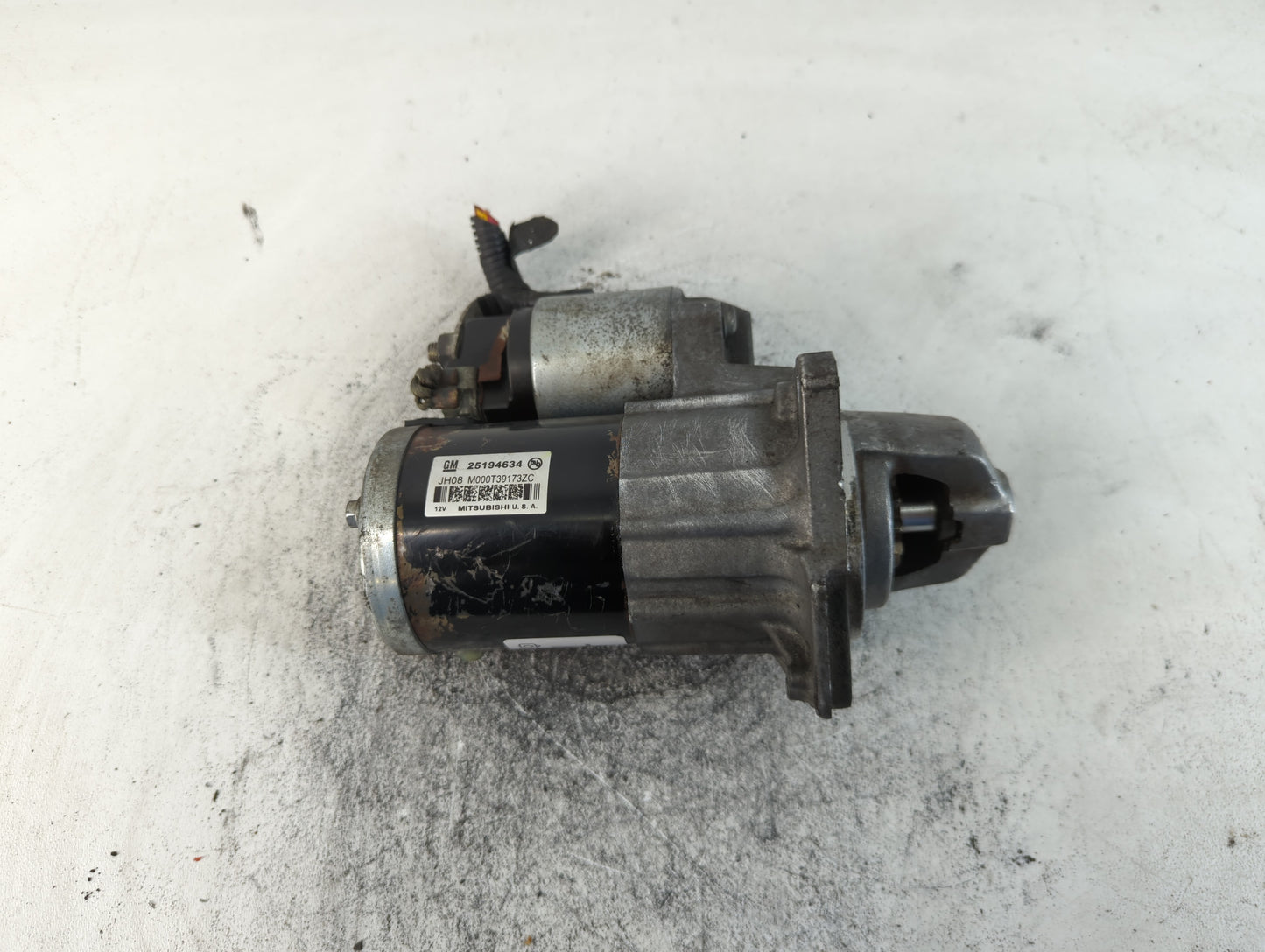 2013-2021 Chevrolet Trax Car Starter Motor Solenoid OEM P/N:M000T39173ZC 25194634 Fits OEM Used Auto Parts - Oemusedautoparts1.com