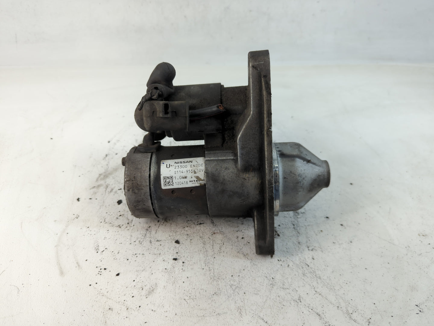 2010-2012 Nissan Versa Car Starter Motor Solenoid OEM P/N:S114-955A 23300 EN20E Fits Fits 2010 2011 2012 2013 OEM Used Auto Parts - Oemusedautoparts1.com
