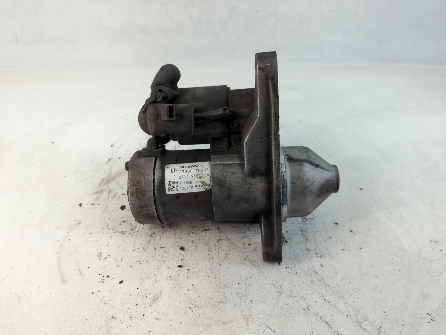 2010-2012 Nissan Versa Car Starter Motor Solenoid OEM P/N:S114-955A 23300 EN20E Fits Fits 2010 2011 2012 2013 OEM Used Auto Parts - Oemusedautoparts1.com