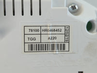 2017-2019 Honda Civic Instrument Cluster Speedometer Gauges P/N:HR0468452 78100 Fits Fits 2017 2018 2019 OEM Used Auto Parts - Oemusedautoparts1.com