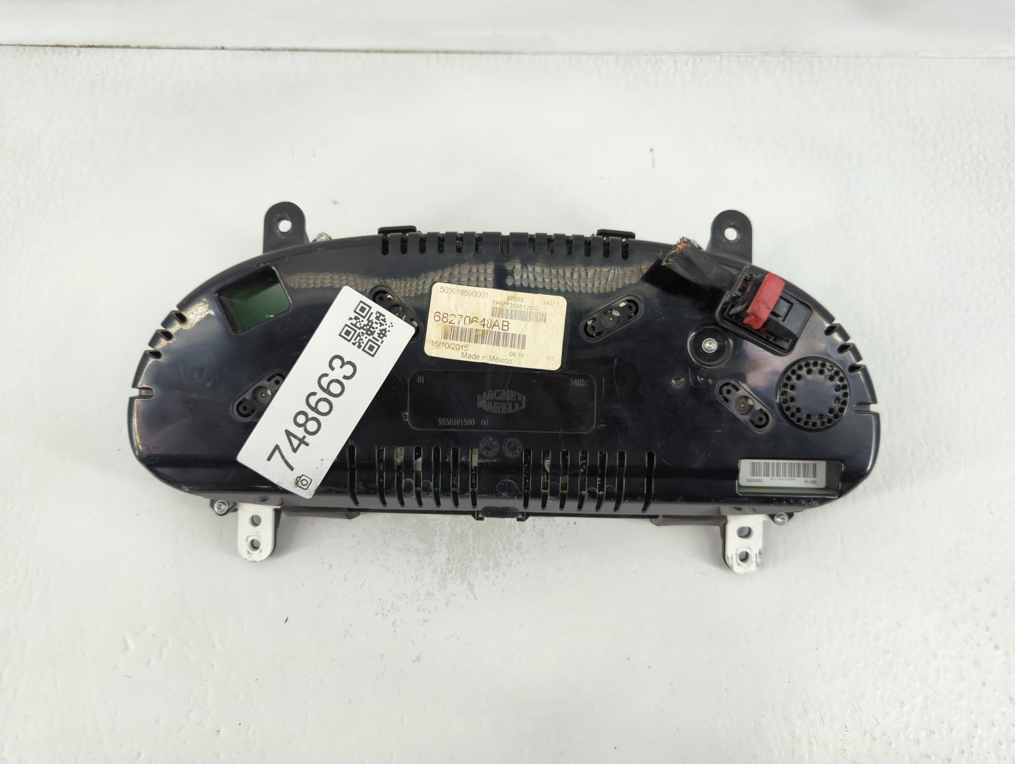 2016 Dodge Dart Instrument Cluster Speedometer Gauges P/N:68270648AB Fits OEM Used Auto Parts - Oemusedautoparts1.com