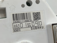 2017 Subaru Forester Instrument Cluster Speedometer Gauges P/N:8500SG090 Fits OEM Used Auto Parts - Oemusedautoparts1.com